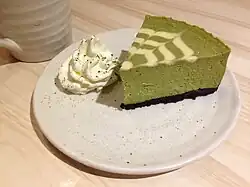 Matcha cheesecake