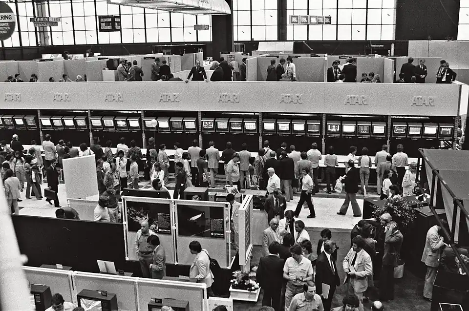 Atari at CES in Chicago in 1982.