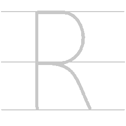 Upper-Case (Capital) letter R
