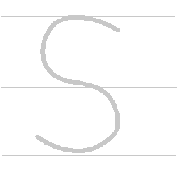 Upper-Case (Capital) letter S