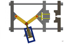 Animation of Toggle Clamp Injection Moulding In Works