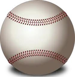 Decorative icon of a Baseball.