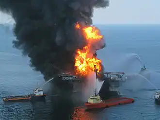 Deepwater Horizon in Flames, 2010