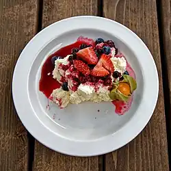 Eton mess, a Summer dessert.