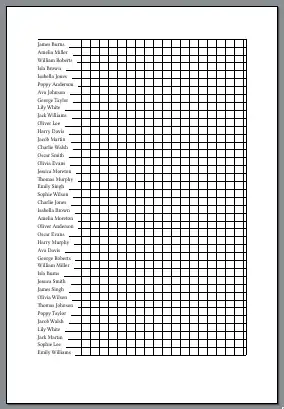 Class List printed with Gambas