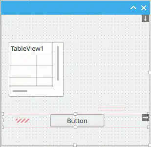 Gambas form with vertical arrangement