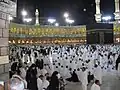 Masjid Al-Haram (or the Sacred Mosque) in Mecca, Saudi Arabia.