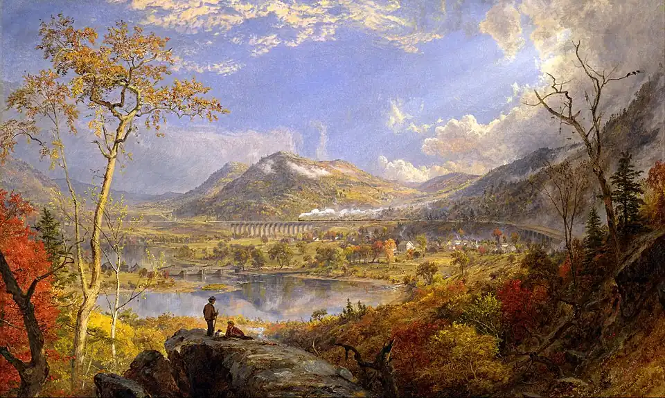 Starrucca Viaduct by Jasper Francis Cropsey - 1865.