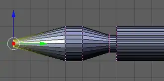 Finishing the rocket head