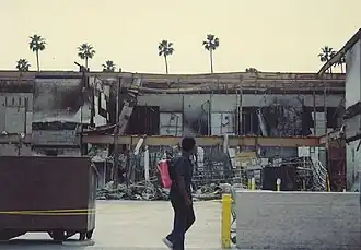 The LA riots left parts of LA in ruins.