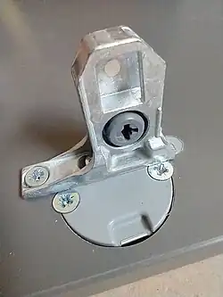 …to make it possible to screw a bracket on anyway.