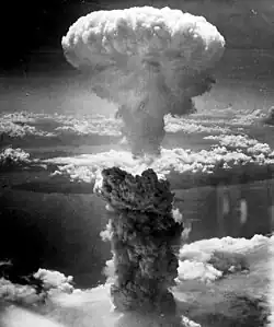 Atomic cloud over Nagasaki