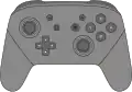 Illustration of the Pro Controller.
