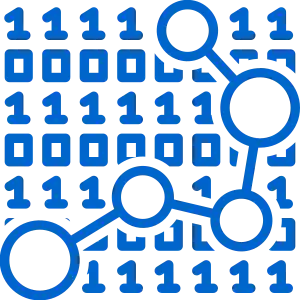 An icon of the concept of data.