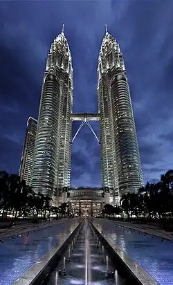 Petronas Towers Postmodern Islamic Architecture - 1999.