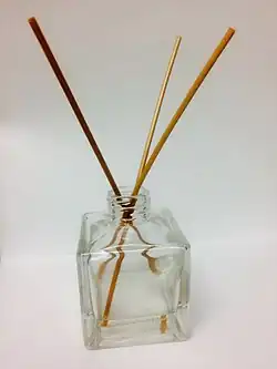 A reed diffuser.