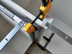 After bringing the fillers in position…