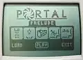 Portal Prelude fan game running on a TI-84.