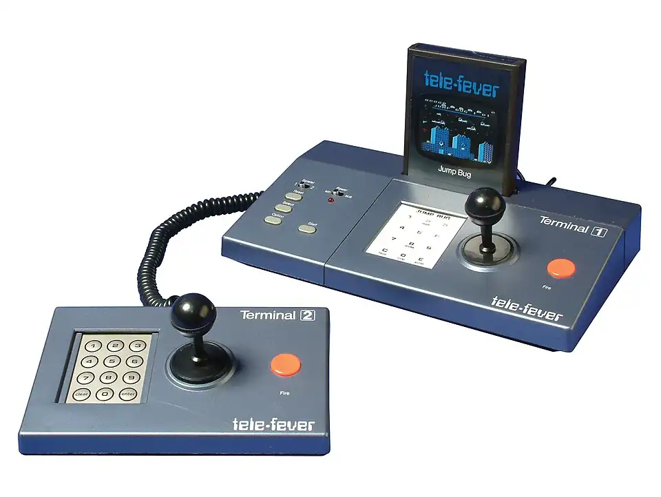 A Tele-Fever console and controller.