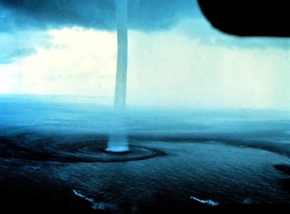 Waterspouts are serious hazards for boats.