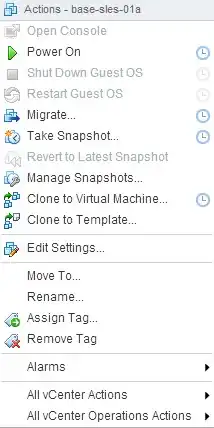 Screenshot from vSphere Web Client