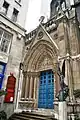 Entrance to St Michael, Cornhill