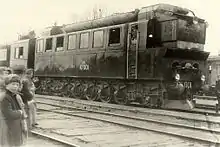 Image 1World's first useful diesel locomotive (a diesel-electric locomotive) for long distances SŽD Eel2, 1924 in Kyiv (from Locomotive)