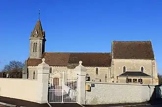 The church in Saint-Aubin-d'Arquenay