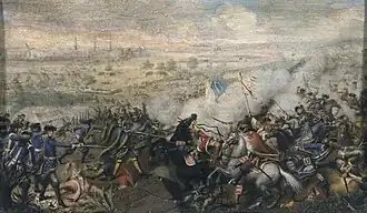The crossing of the Düna 9 July 1701