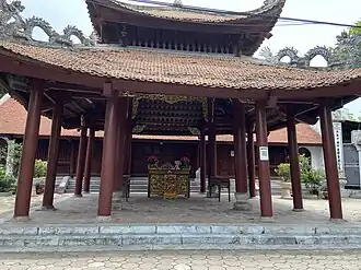 Relics of Vòng Communal Hall in Khương Đình Street.