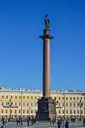 The Alexander Column at the Palace Square, by Auguste de Montferrand