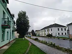 A typical street of Klimavichy
