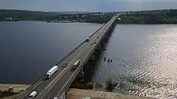 The Zaymishchensky bridge&nbsp;[ru] of the M7 highway in Tatarstan.