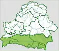 Polesie within Belarus