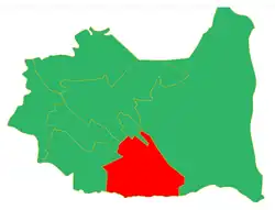 Location of Panjob in Hamadoni District