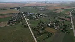 Air view of the village