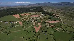 Air view of the village