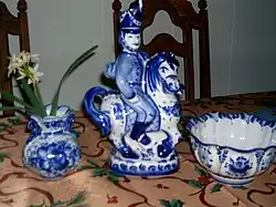 Examples of the Gzhel style