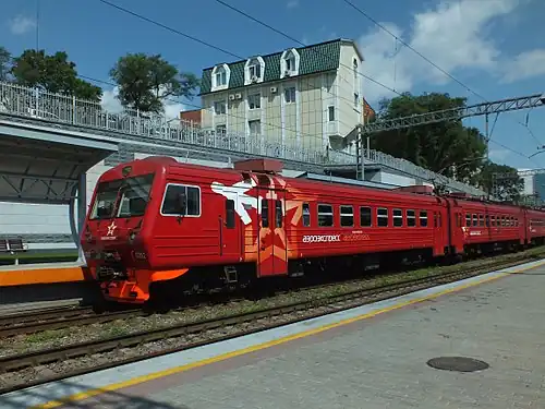 Retired ED9M in Vladivostok in 2015