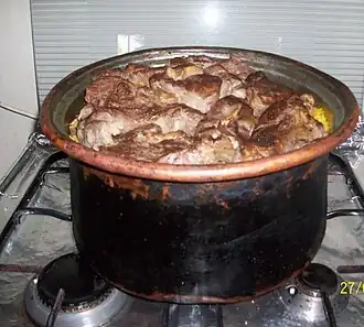 Qidreh with lamb meat
