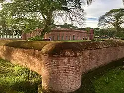 Outer wall of the mosque