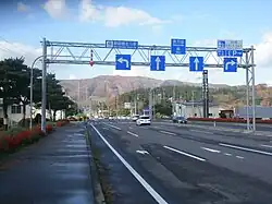National Route 5 in Nanae near Shin-Hakodate-Hokuto Station
