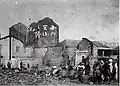 Ruins after burning of the city
