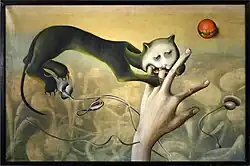 Imaginations of Fear (1949), oil, South Bohemian Gallery in Hluboká nad Vltavou