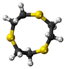 1,4,7-Trithiacyclononane molecule