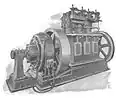 125&nbsp;hp gas engine and dynamo