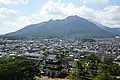Mount Unzen from the tenshu