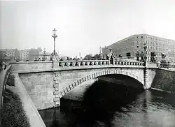Kottbusser Brücke with Maybachufer (right background), Reuterkiez, 1894