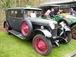 Sunbeam 16 Weymann fabric six-light saloon 1930