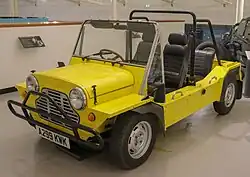 1984 British Leyland Moke, still using the Australian design with 13-inch wheels